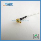 MMCX right angle 047 semi-flexible RF coaxial cable assembly