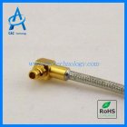 MMCX right angle 086 semi-flexible RF cable assembly