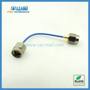 SMA male 047 semi-flexible RF coaxial cable assembly