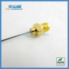 SMA female 047 semi-flexible RF coaxial cable assembly