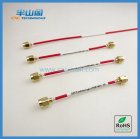 SMA male 086 semi-flexible RF coaxial cable assembly