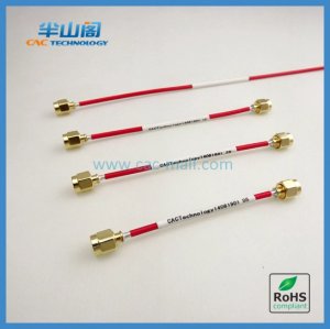 SMA male 086 semi-flexible RF coaxial cable assembly
