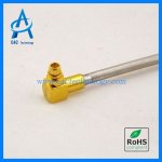 6 GHz MMCX right angle Male semi rigid Cable Assembly