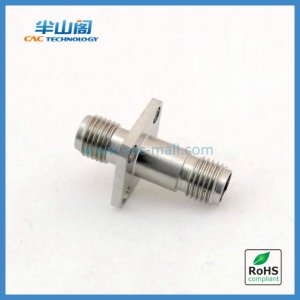 2.92mm female to female adapter with flange 40GHz