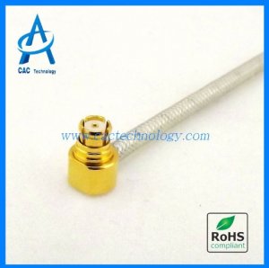 SMP GPO right angle RA 086 semi-flexible cable assembly